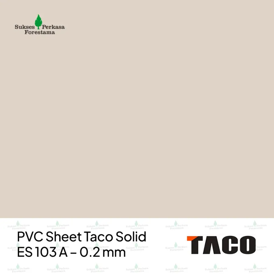 PVC Sheet Taco Solid ES 103 A – 0.2 mm