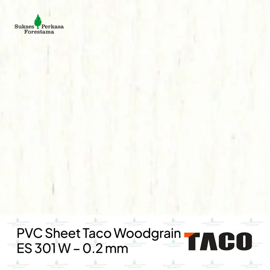 PVC Sheet Taco Woodgrain ES 301 W – 0.2 mm