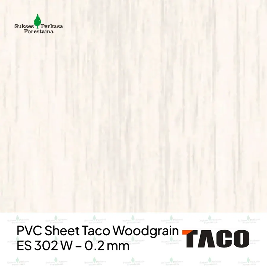 PVC Sheet Taco Woodgrain ES 302 W – 0.2 mm