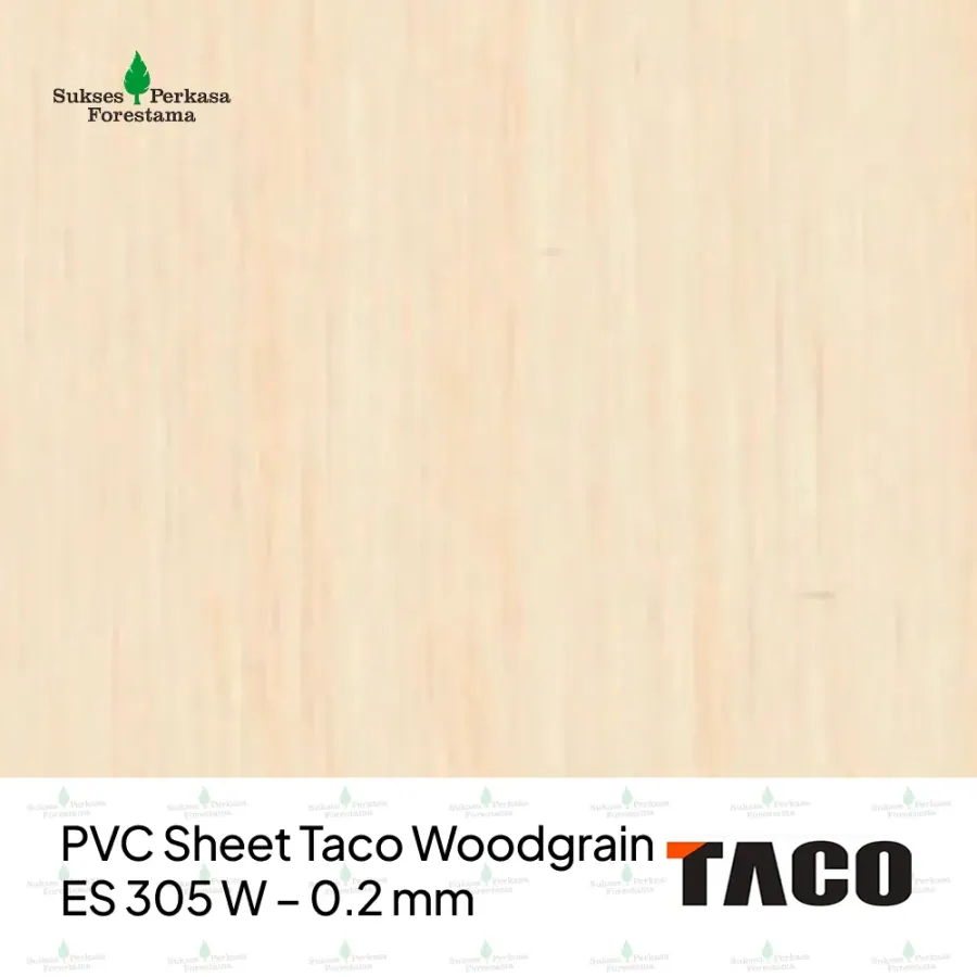 PVC Sheet Taco Woodgrain ES 305 W – 0.2 mm