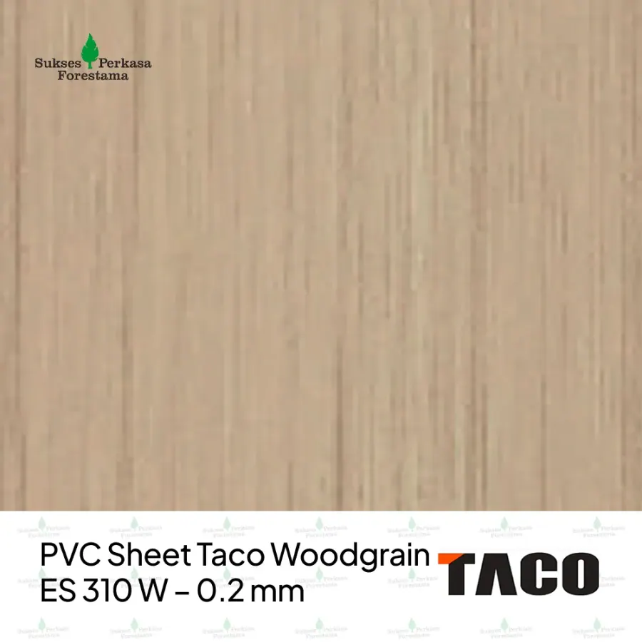 PVC Sheet Taco Woodgrain ES 310 W – 0.2 mm