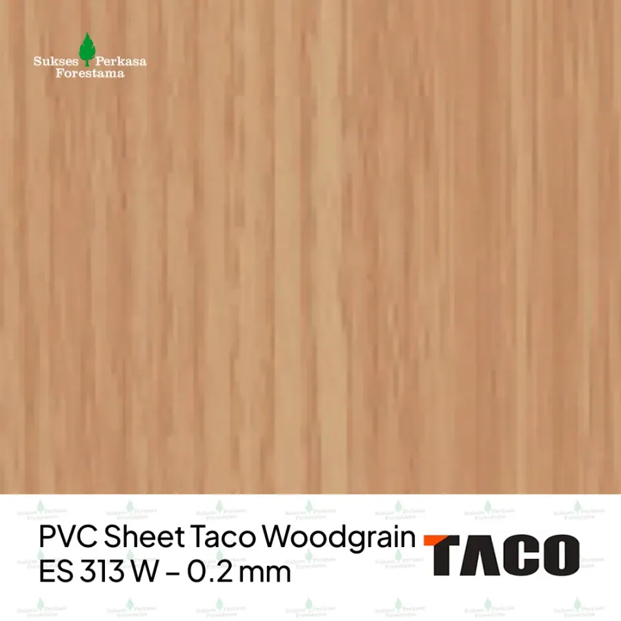PVC Sheet Taco Woodgrain ES 313 W – 0.2 mm