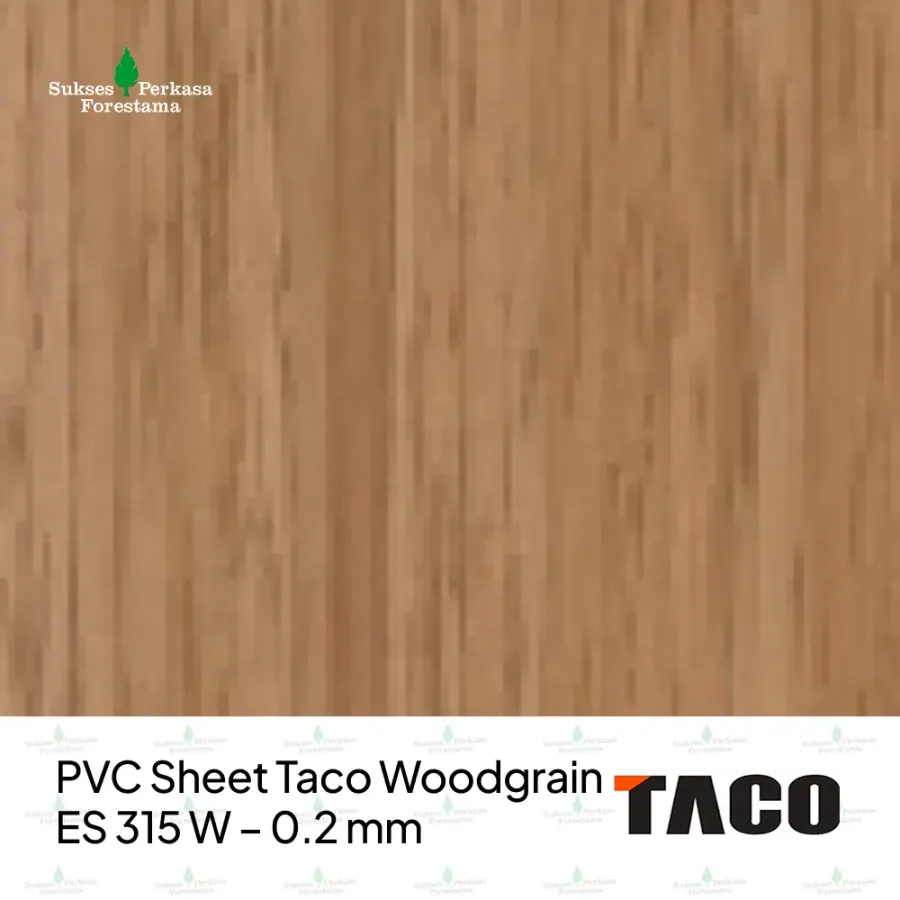 PVC Sheet Taco Woodgrain ES 315 W – 0.2 mm