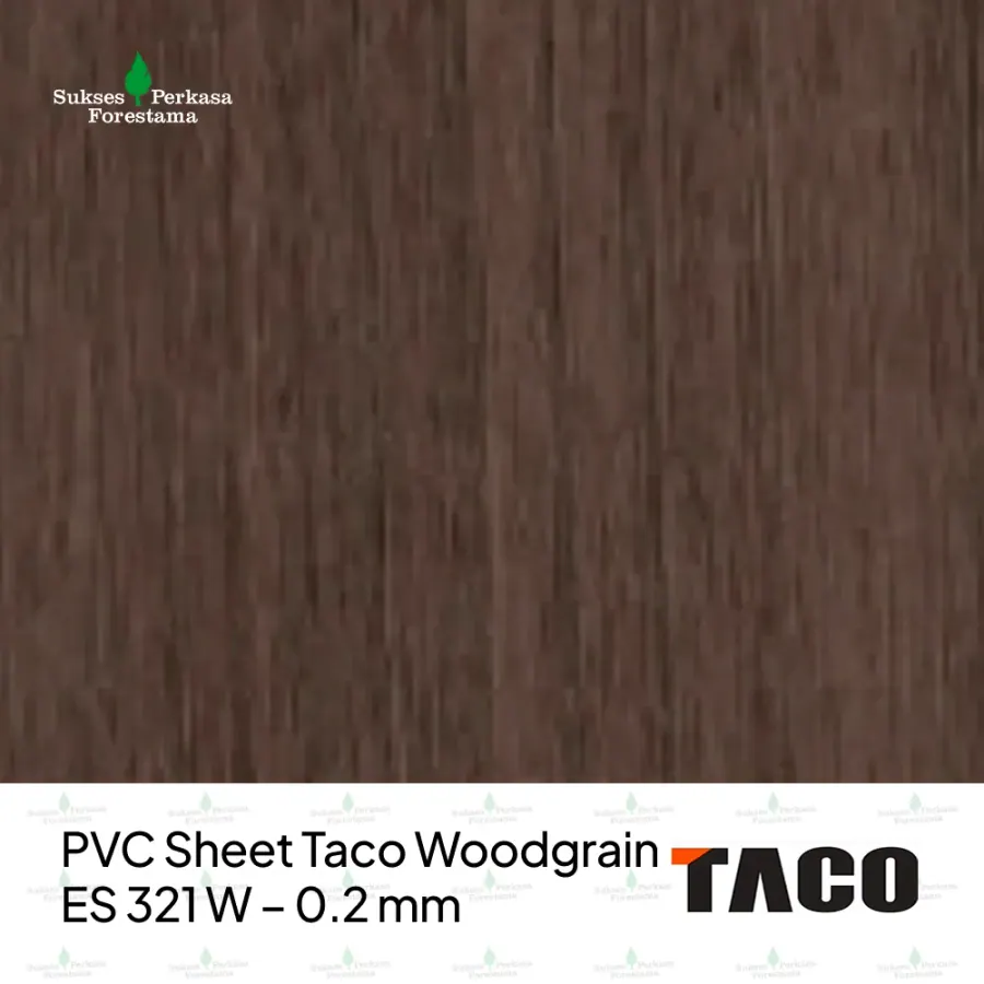 PVC Sheet Taco Woodgrain ES 321 W – 0.2 mm
