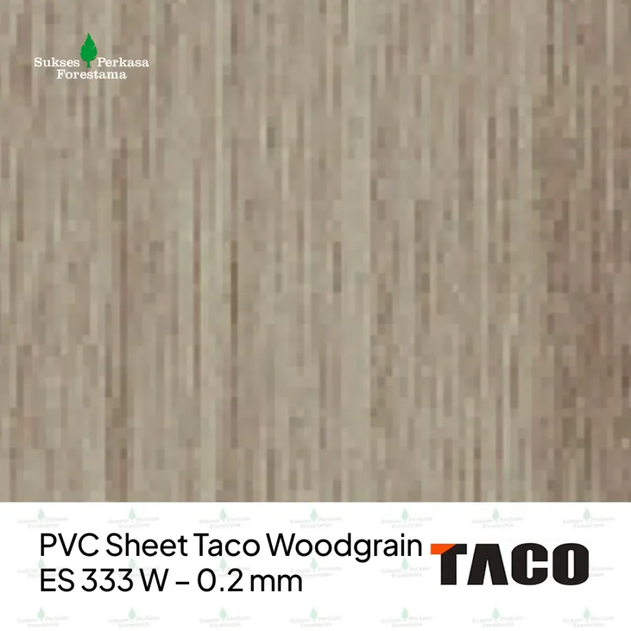 PVC Sheet Taco Woodgrain ES 333 W – 0.2 mm