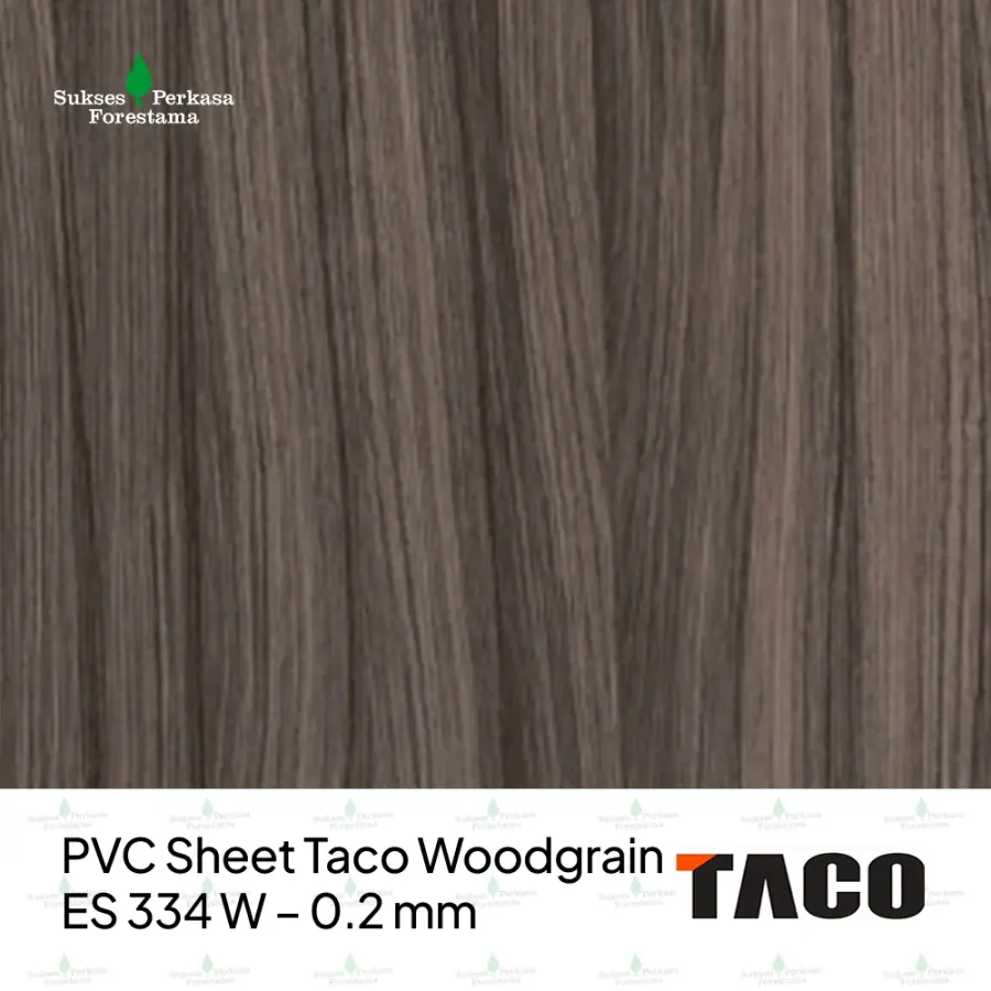 PVC Sheet Taco Woodgrain ES 334 W – 0.2 mm
