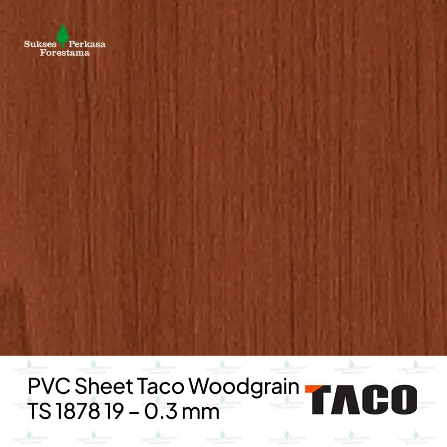 PVC Sheet Taco Woodgrain TS 1878 19 – 0.3 mm