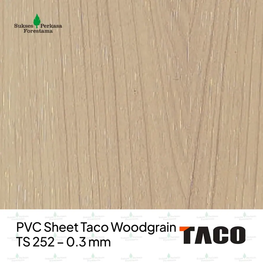 PVC Sheet Taco Woodgrain TS 252 – 0.3 mm