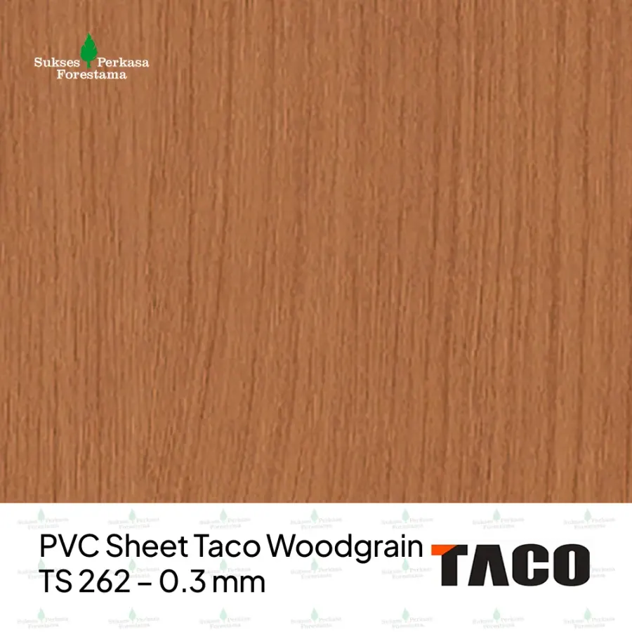 PVC Sheet Taco Woodgrain TS 262 – 0.3 mm