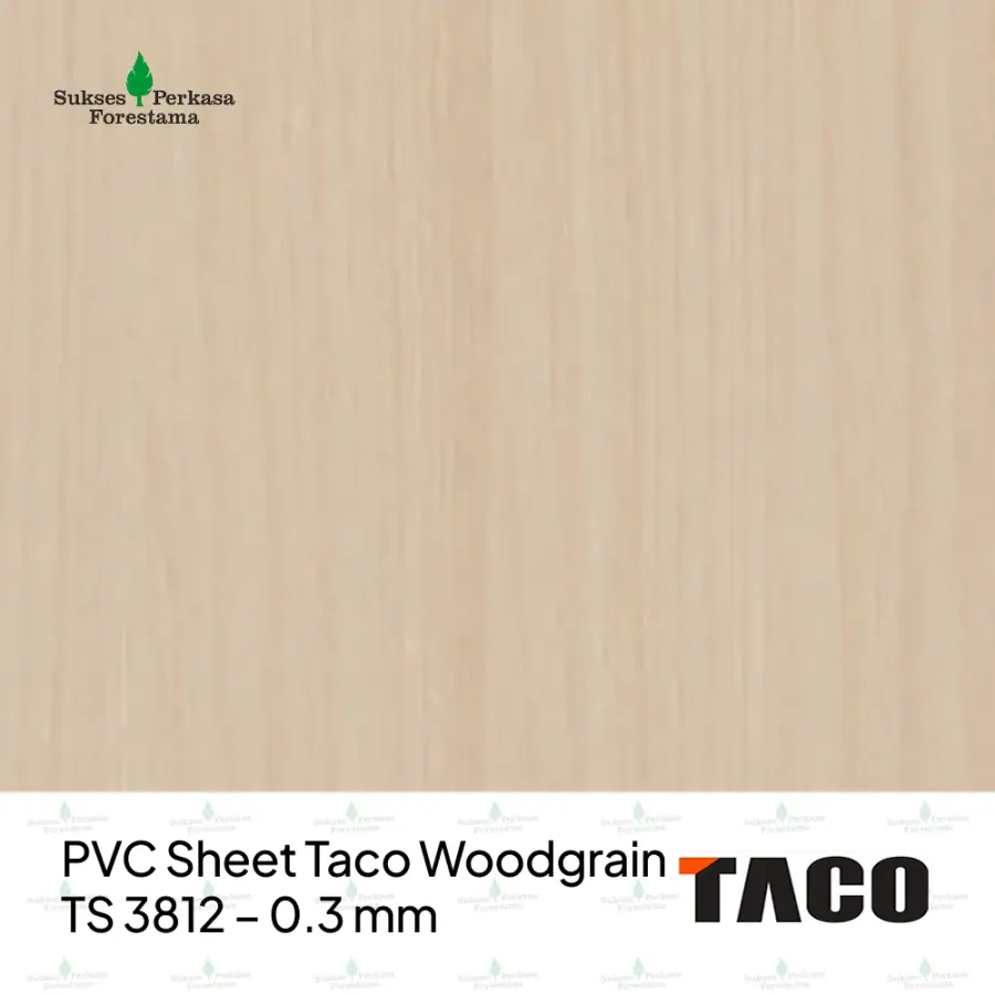 PVC Sheet Taco Woodgrain TS 3812 – 0.3 mm