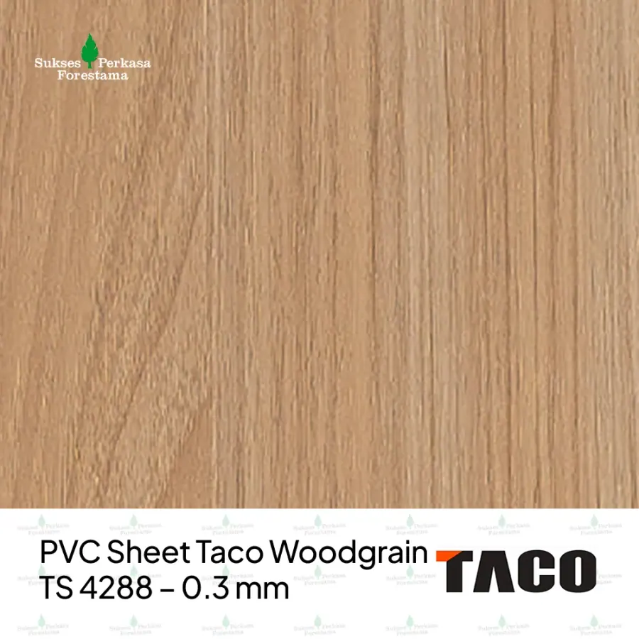 PVC Sheet Taco Woodgrain TS 4288 – 0.3 mm