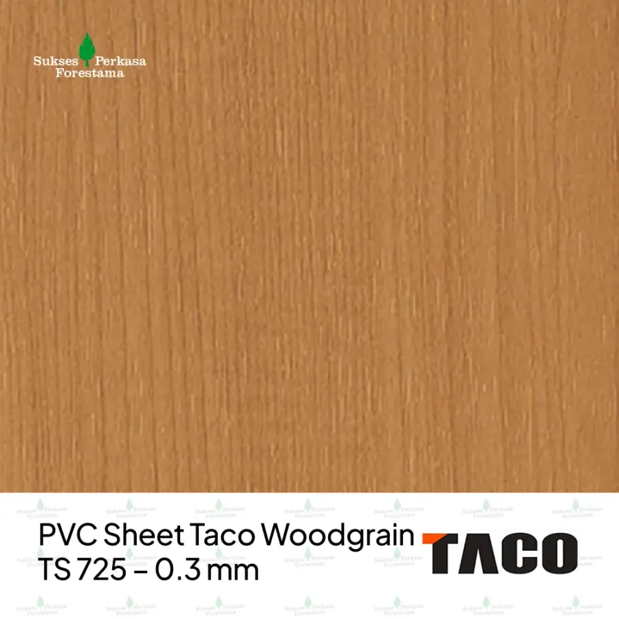 PVC Sheet Taco Woodgrain TS 725 – 0.3 mm