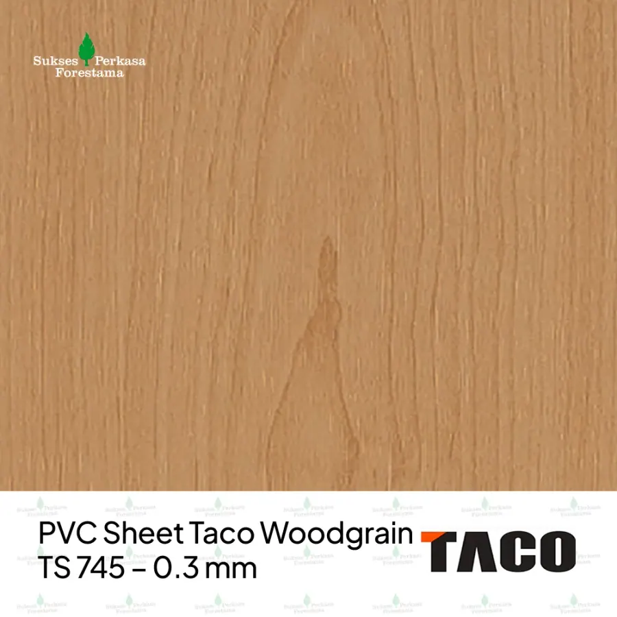 PVC Sheet Taco Woodgrain TS 745 – 0.3 mm