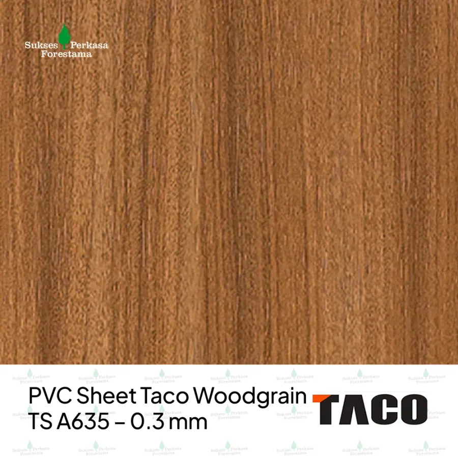 PVC Sheet Taco Woodgrain TS A635 – 0.3 mm