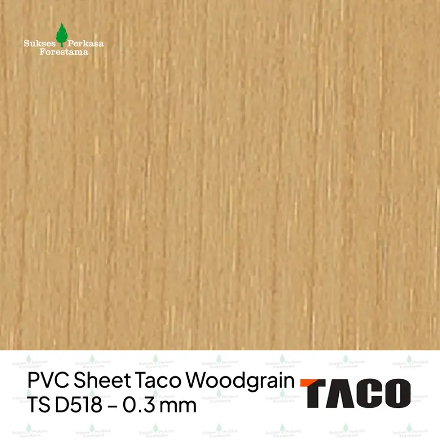PVC Sheet Taco Woodgrain TS D518 – 0.3 mm