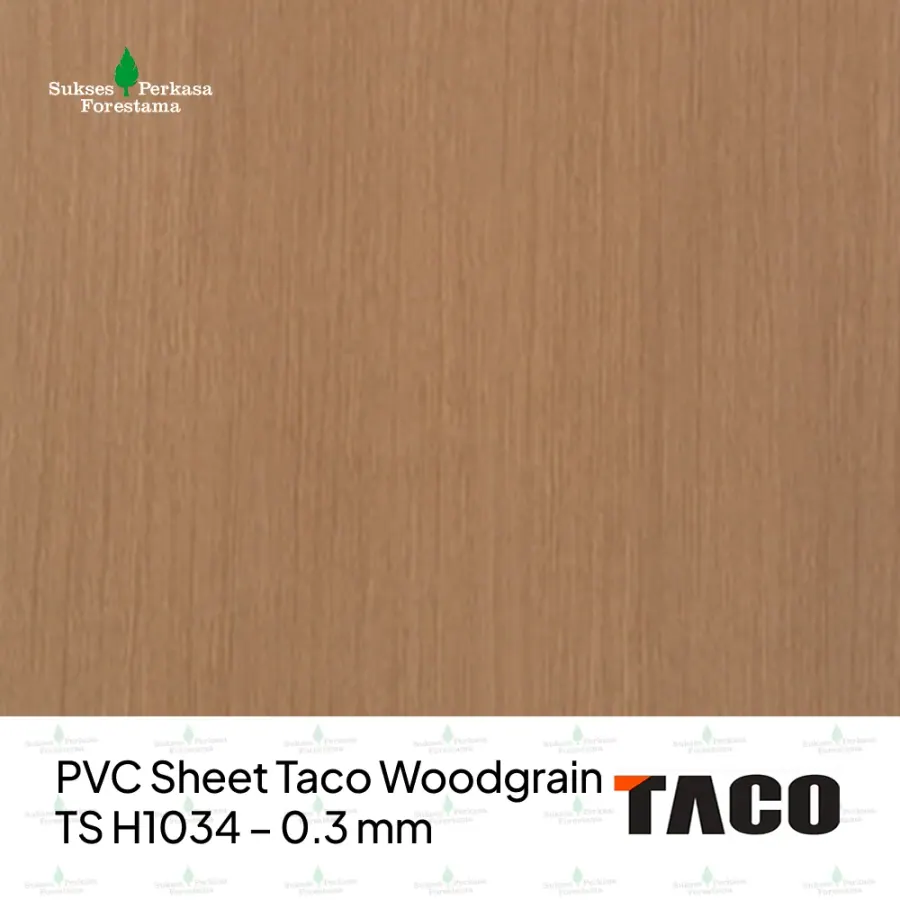PVC Sheet Taco Woodgrain TS H1034 – 0.3 mm