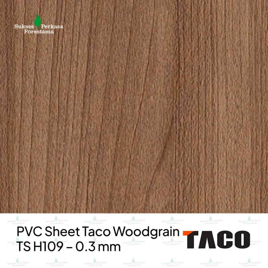 PVC Sheet Taco Woodgrain TS H109 – 0.3 mm