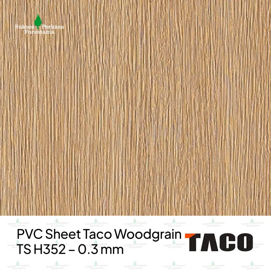 PVC Sheet Taco Woodgrain TS H352 – 0.3 mm