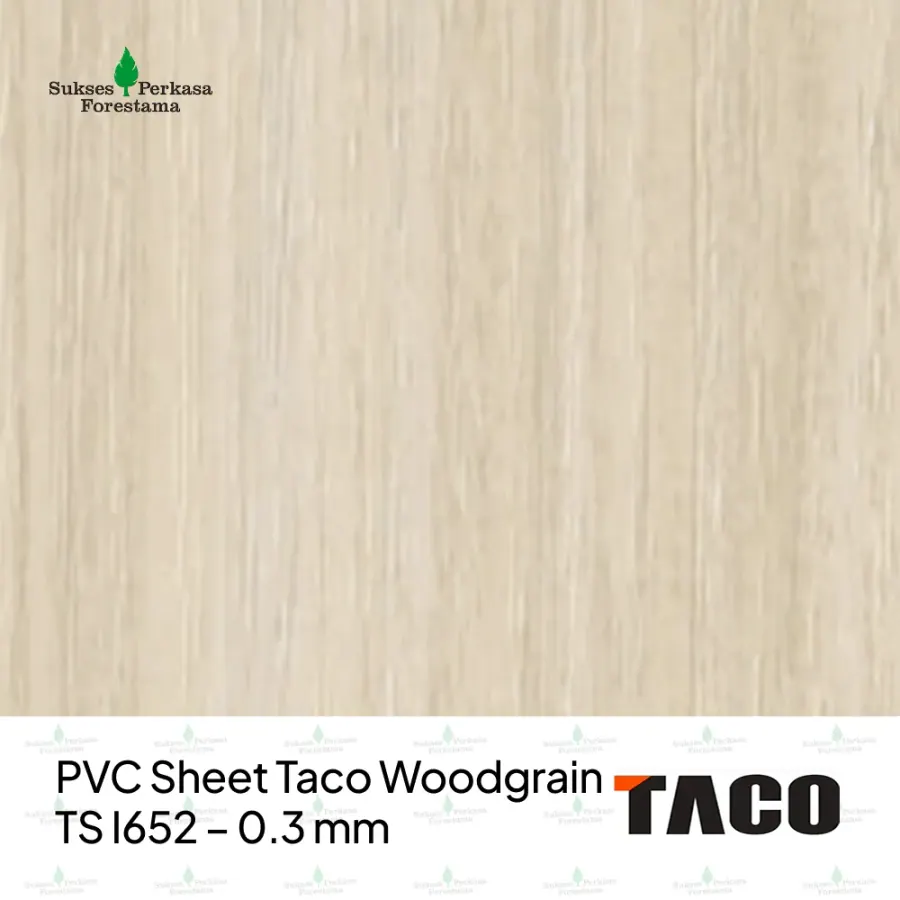 PVC Sheet Taco Woodgrain TS I652 – 0.3 mm