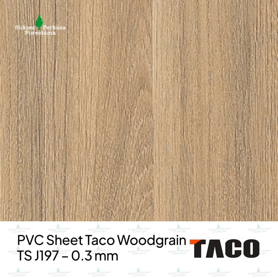PVC Sheet Taco Woodgrain TS J197 – 0.3 mm