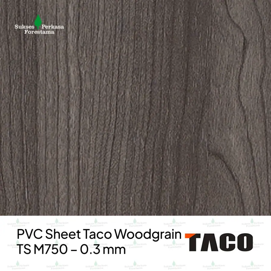 PVC Sheet Taco Woodgrain TS M750 – 0.3 mm