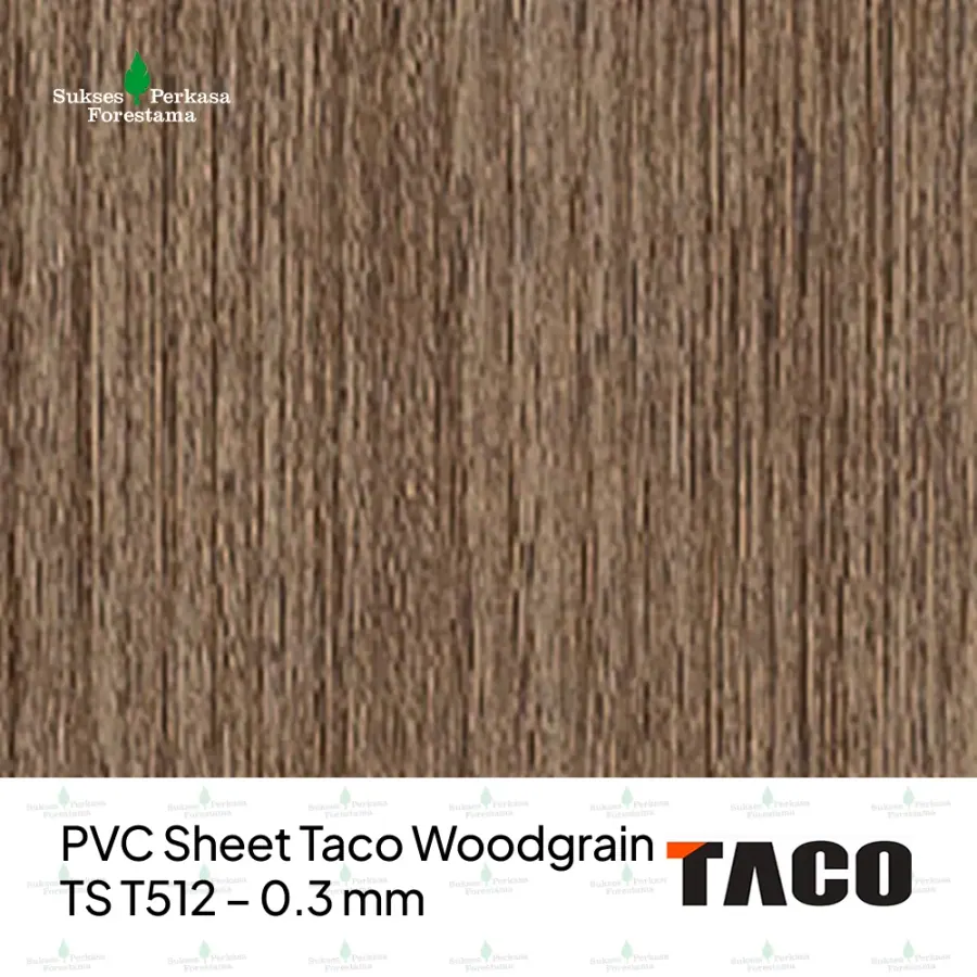 PVC Sheet Taco Woodgrain TS T512 – 0.3 mm