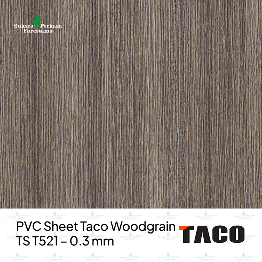 PVC Sheet Taco Woodgrain TS T521 – 0.3 mm