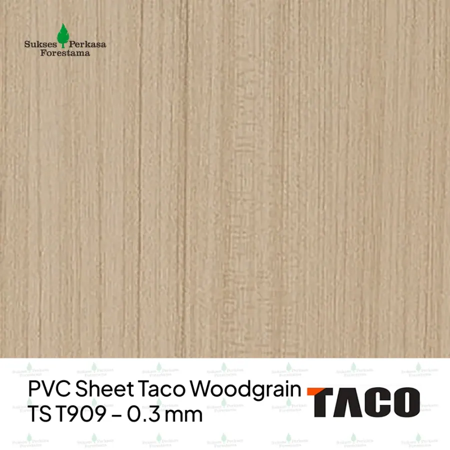 PVC Sheet Taco Woodgrain TS T909 – 0.3 mm