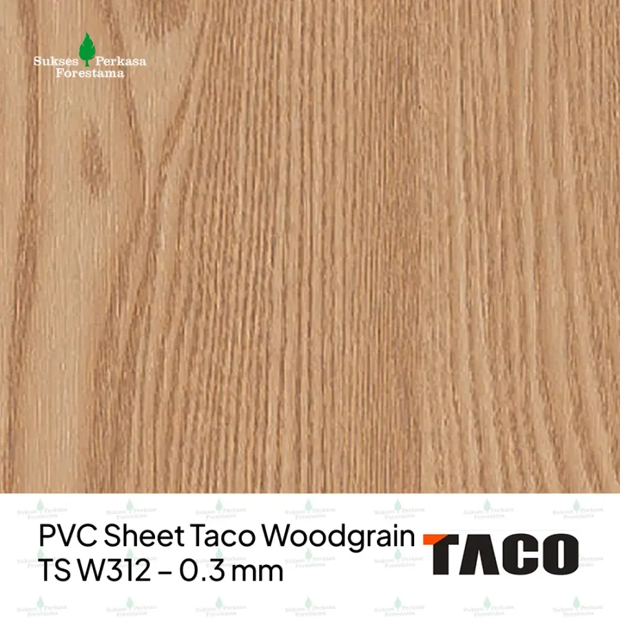 PVC Sheet Taco Woodgrain TS W312 – 0.3 mm