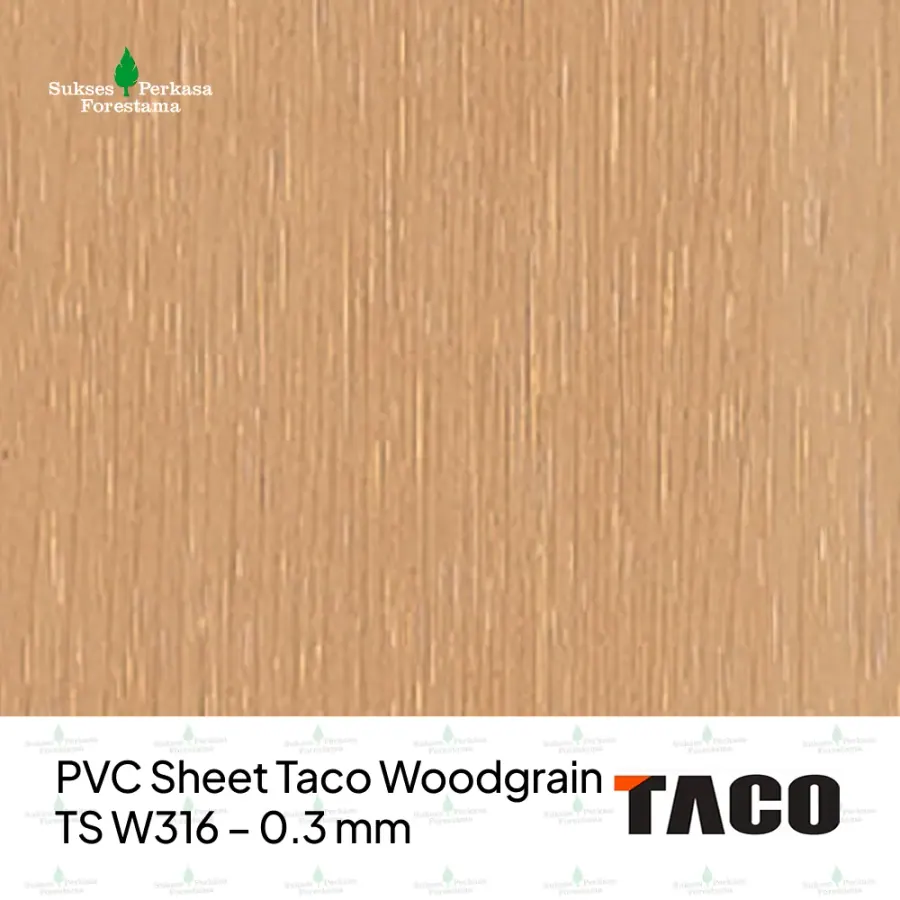 PVC Sheet Taco Woodgrain TS W316 – 0.3 mm