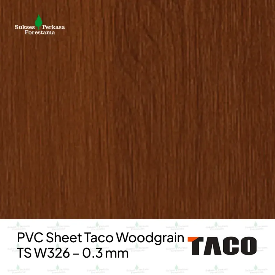 PVC Sheet Taco Woodgrain TS W326 – 0.3 mm