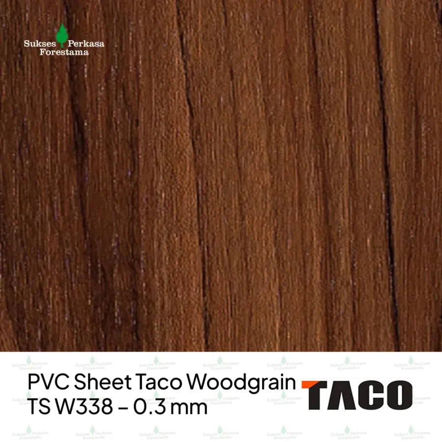 PVC Sheet Taco Woodgrain TS W338 – 0.3 mm
