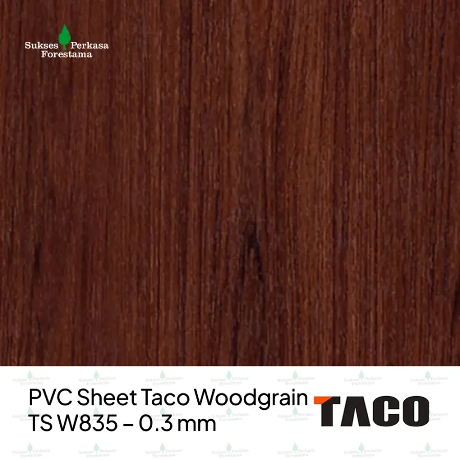 PVC Sheet Taco Woodgrain TS W835 – 0.3 mm