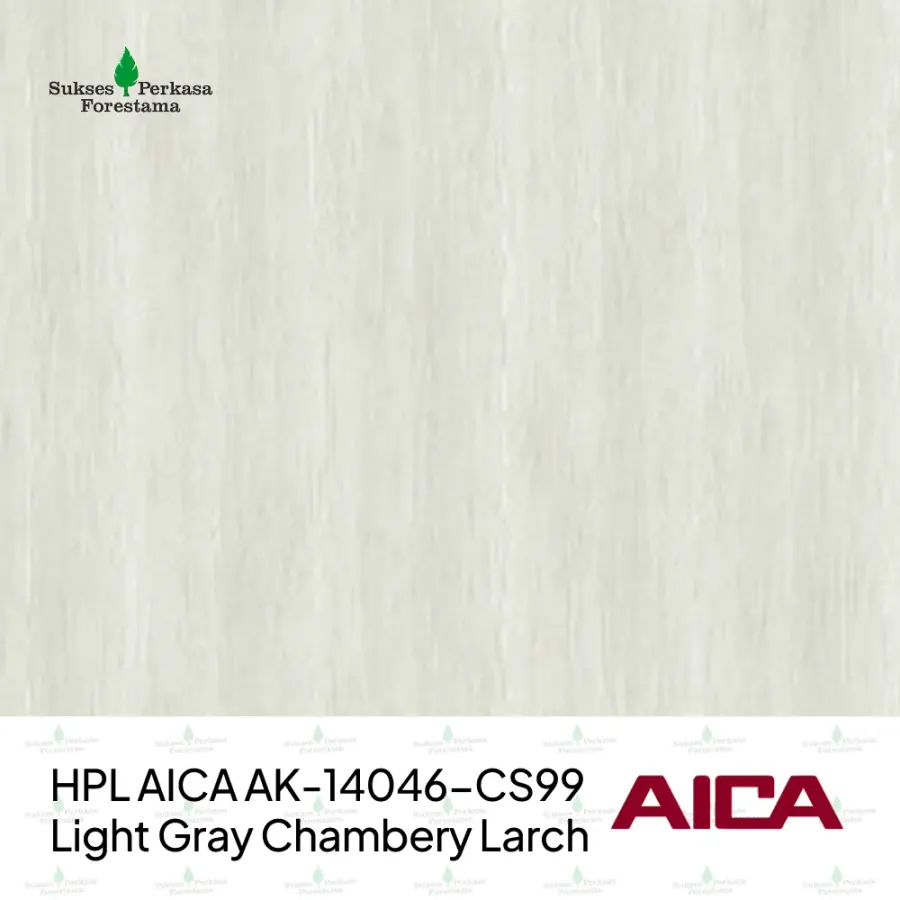 HPL AICA AK-14046-CS99 – Light Gray Chambery Larch