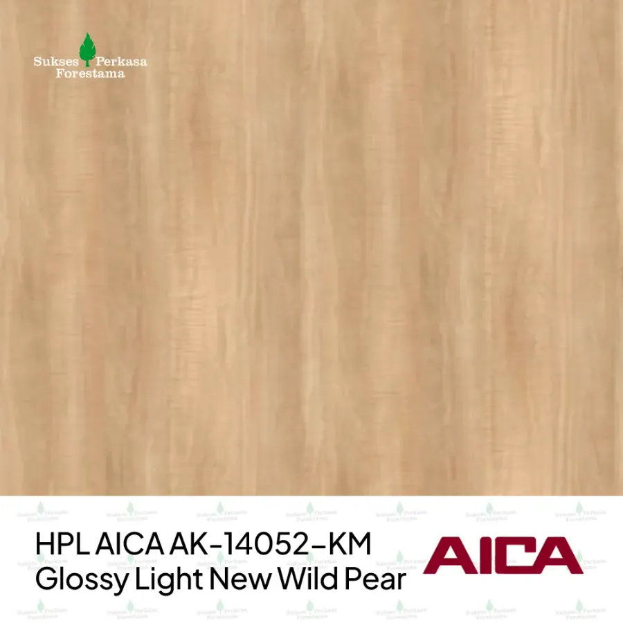 HPL AICA AK-14052-KM – Glossy Light New Wild Pear
