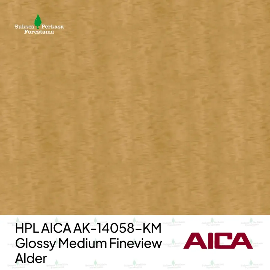HPL AICA AK-14058-KM – Glossy Medium Fineview Alder