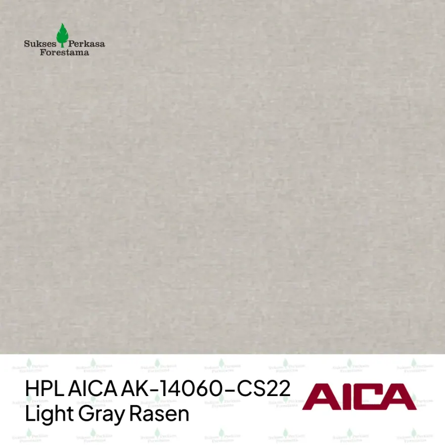 HPL AICA AK-14060-CS22 – Light Gray Rasen