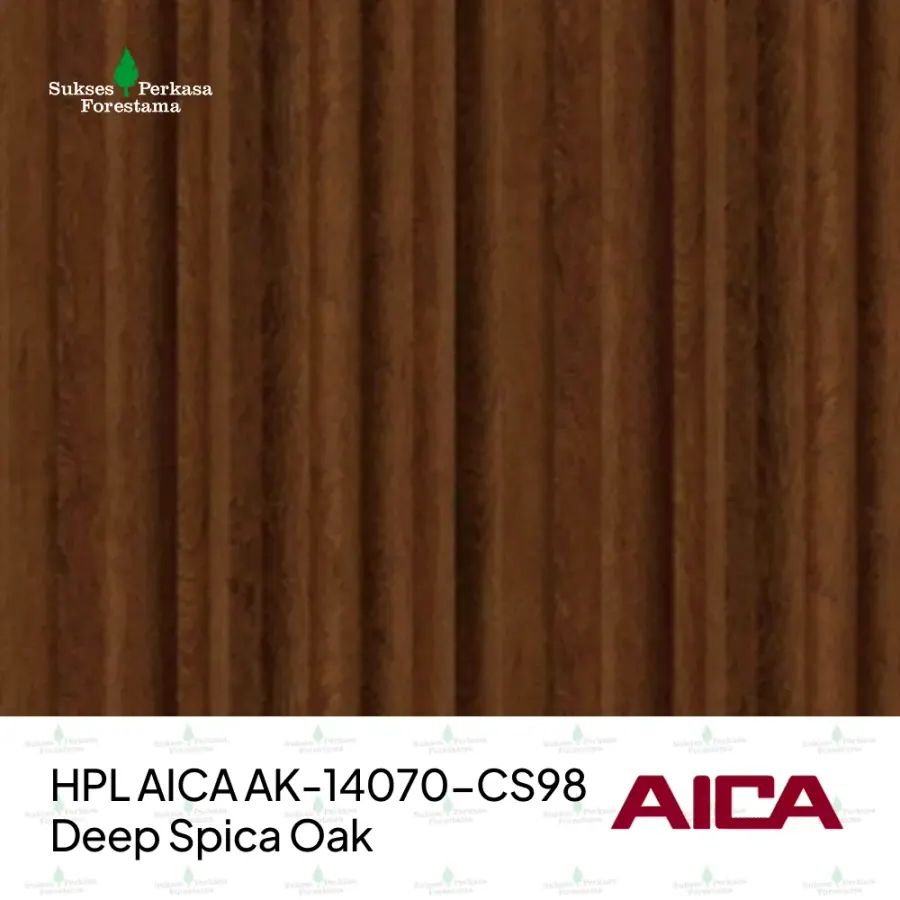 HPL AICA AK-14070-CS98 – Deep Spica Oak