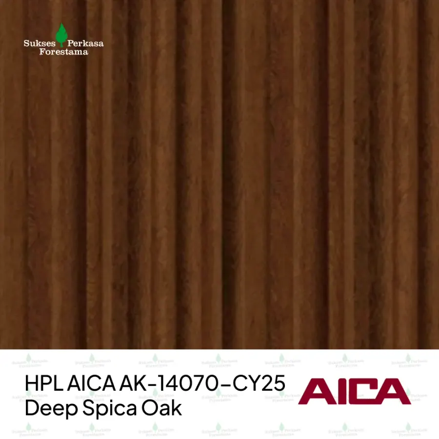 HPL AICA AK-14070-CY25 – Deep Spica Oak