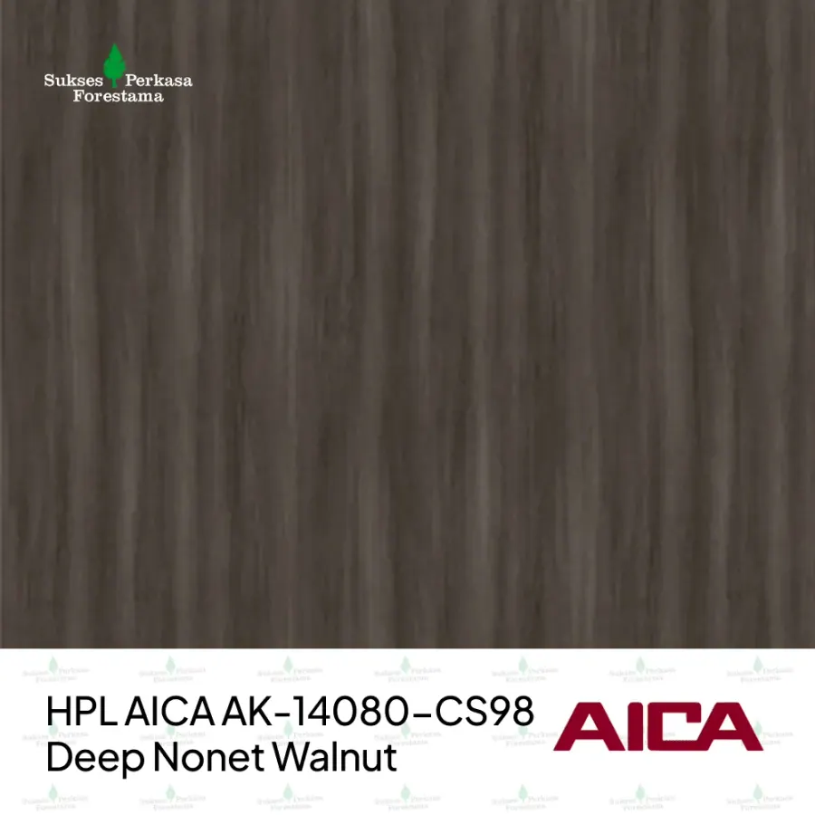 HPL AICA AK-14080-CS98 – Deep Nonet Walnut