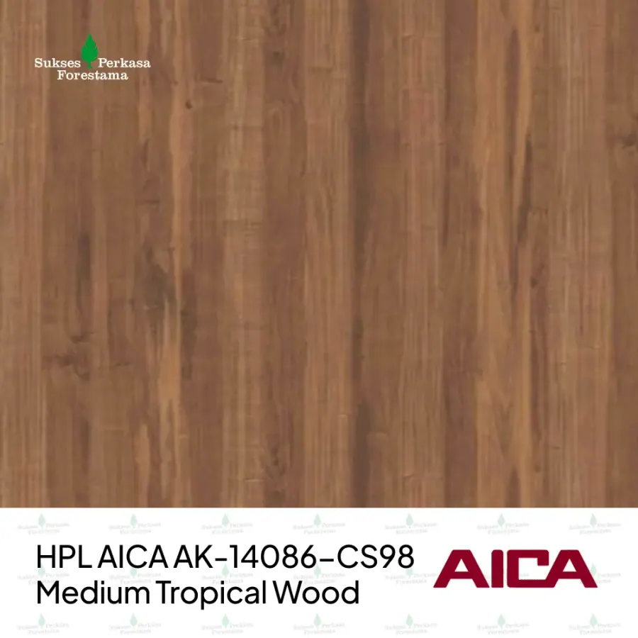 HPL AICA AK-14086-CS98 – Medium Tropical Wood