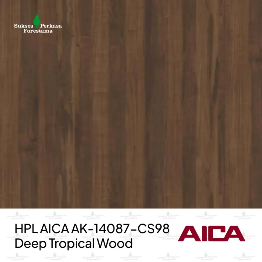 HPL AICA AK-14087-CS98 – Deep Tropical Wood