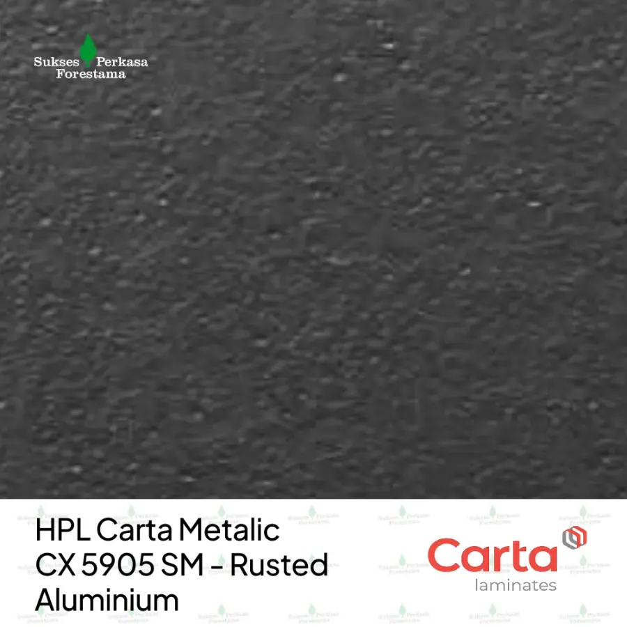 HPL Carta Metalic CX 5905 SM - Rusted Aluminium