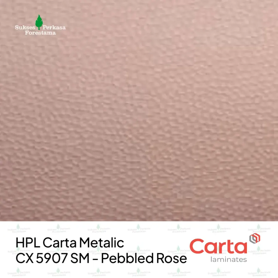 HPL Carta Metalic CX 5907 SM - Pebbled Rose