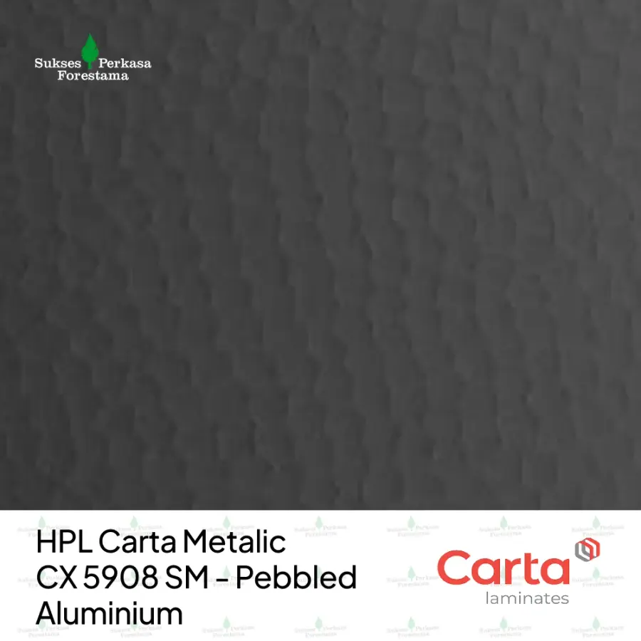 HPL Carta Metalic CX 5908 SM - Pebbled Aluminium