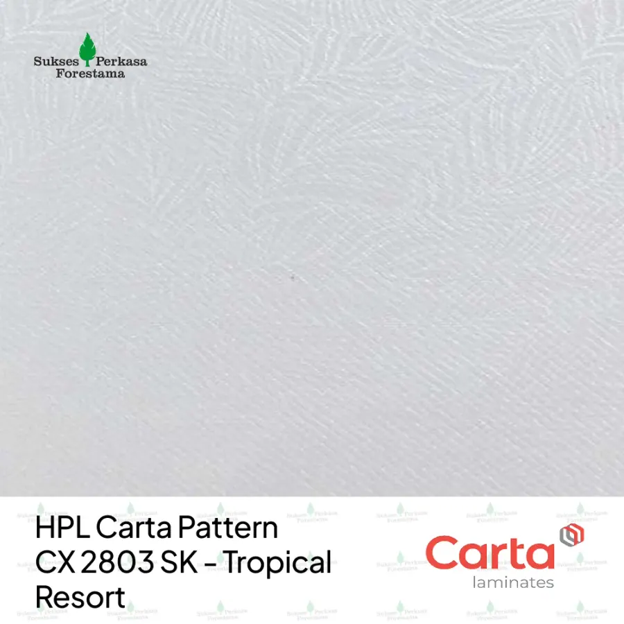 HPL Carta Pattern CX 2803 SK - Tropical Resort