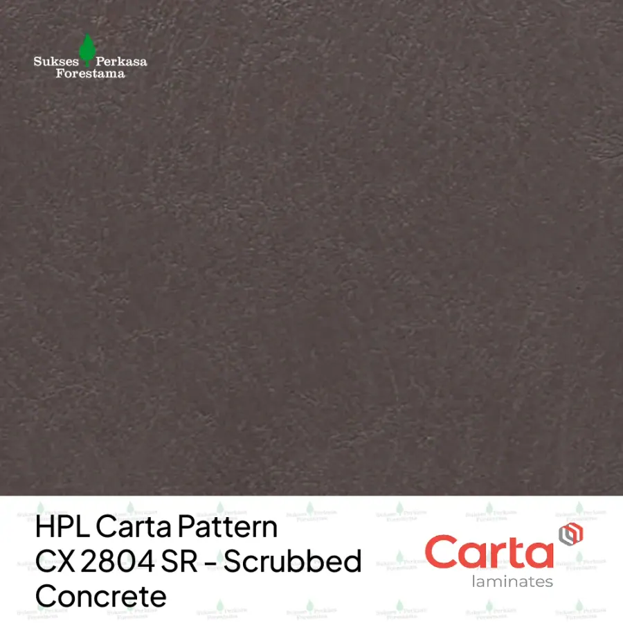 HPL Carta Pattern CX 2804 SR - Scrubbed Concrete