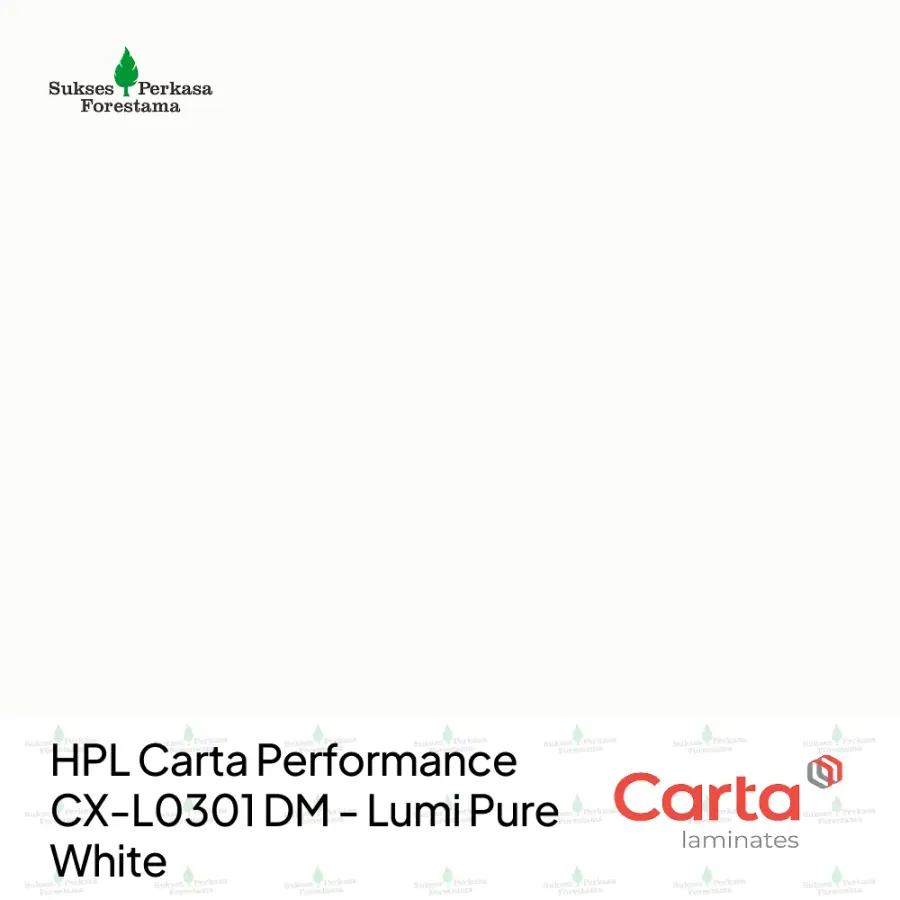 HPL Carta Performance CX-L0301 DM - Lumi Pure White