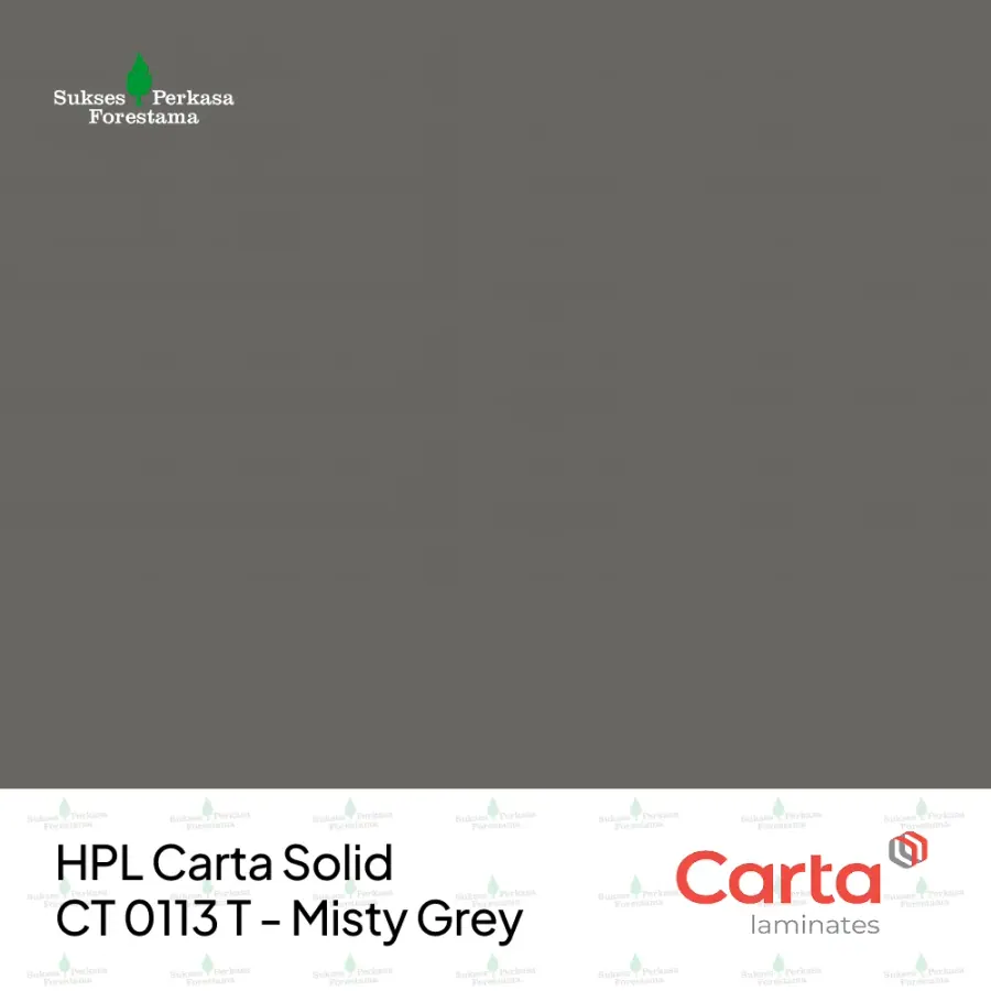 HPL Carta Solid CT 0113 T - Misty Grey