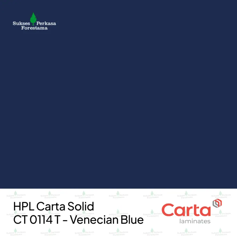 HPL Carta Solid CT 0114 T - Venecian Blue